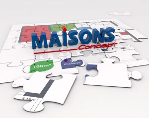Maison Concept - Panneau central Kit Stand Expositions & Salons