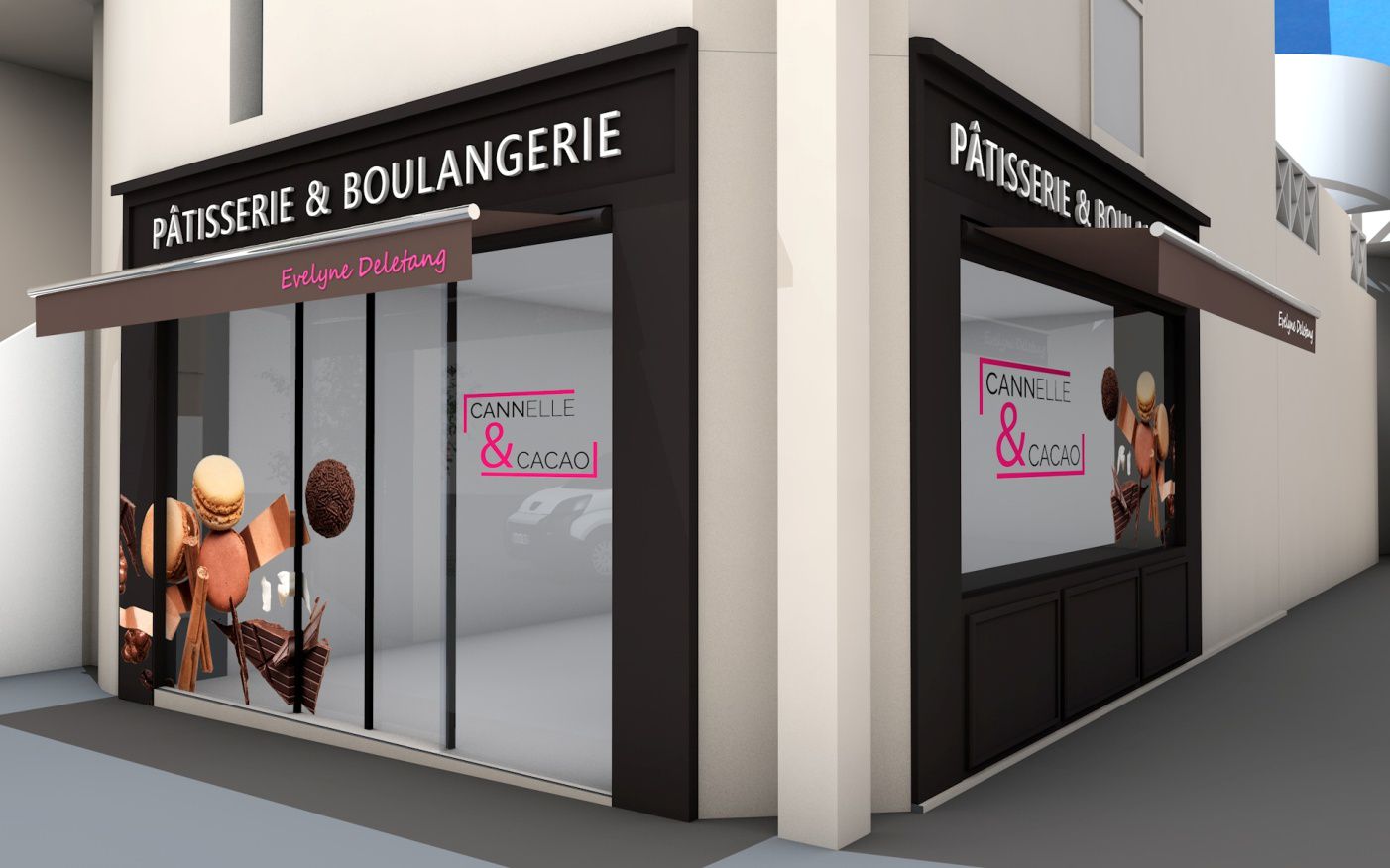 Projet de façade Boulangerie & Pâtisserie