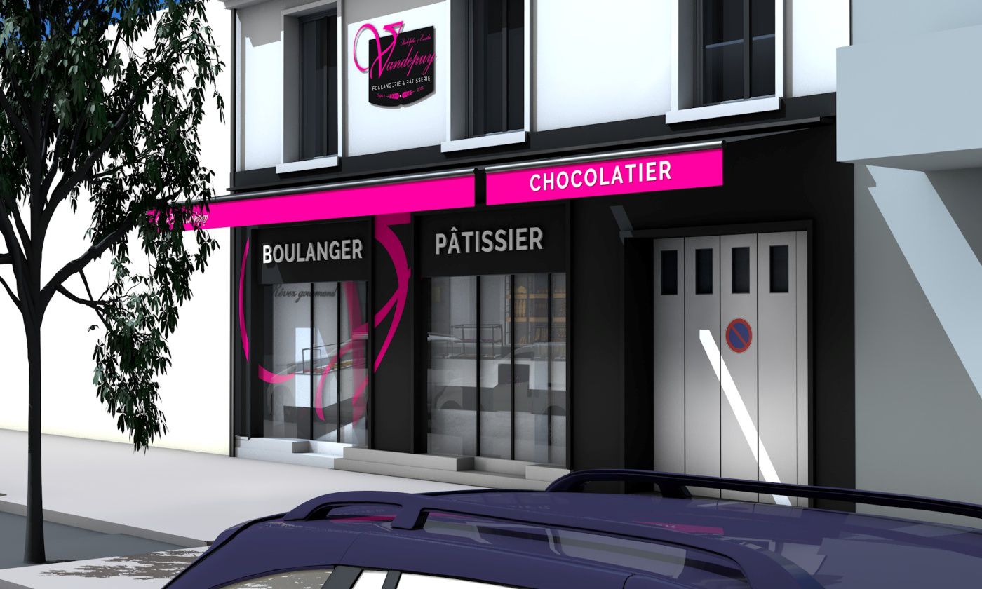 Simulation façade Boulangerie